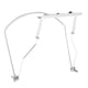 thumbnail image 3 of Soporte De Armónica Soporte De Cuello Profesional Ajustable Plateado Para 10 Agujeros, 3 of 3