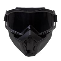 Ioensy - Casco De Soldador Cómodo Para El Trabajo En Casa Gafas De Soldador Desmontables Máscara De Soldador Barbilla Redonda Negra