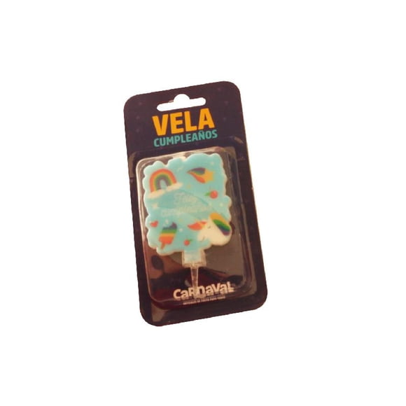Vela Cumple Arcoiris