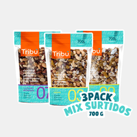 Tribufood - Pack Mix Surtido 700G (3 Unidades)