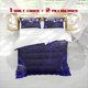 thumbnail image 1 of 3pcs Cartoon "Blue Prison" Character Print Three Piece Bedding Set Soft Quilt Cover And Two Pillowcases, 1 of 5