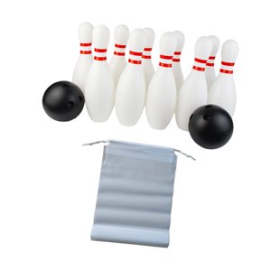 Magideal - Juego De Bolos Para Niños, Juego Deportivo, Actividades De Patio Trasero, 10 Pines De Bolos Y 2 Bolas Juguete Educativo Para Niños De 3 A 8 Años Niñas
