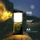 thumbnail image 2 of Linterna de camping Lepro 350LM, 4 modos de luz, 3 pilas AA, 2 paquetes, 2 of 8