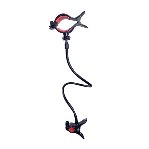 Magideal - Soporte Para Biberón Soporte De Abrazadera Flexible Y Duradero Para Cama De Bebé Para Cochecito , Negro