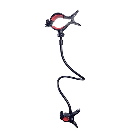 Magideal - Soporte Para Biberón Soporte De Abrazadera Flexible Y Duradero Para Cama De Bebé Para Cochecito , Negro