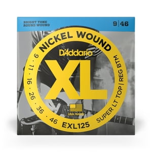 Set De Cuerdas Guitarra Eléctrica 9-46 Exl125 Daddario