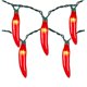 thumbnail image 1 of Cadena de luces GOOTHY 35 Red Chili de 4 m, conectables al aire libre, 1 of 8