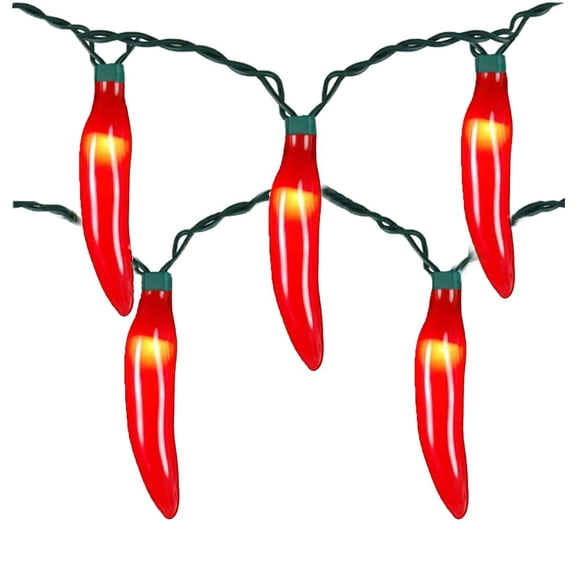 Cadena de luces GOOTHY 35 Red Chili de 4 m, conectables al aire libre