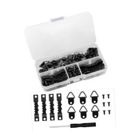 Bothyi - Kit De 252 Piezas Para Colgar Cuadros, Accesorios Para Dibujar Lienzos Pintados, Obras De Arte, Color Negro