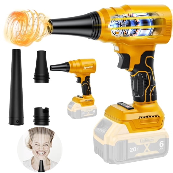 Soplador de hojas eléctrico inalámbrico DEWALT, batería de 20 V, 140000 RPM