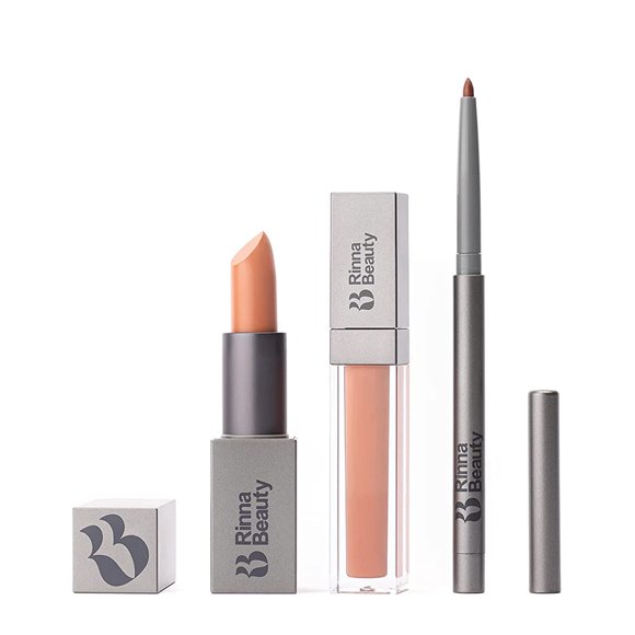 Kit de Labios Rinna Beauty No Apologies NUDE CORAL Vegano