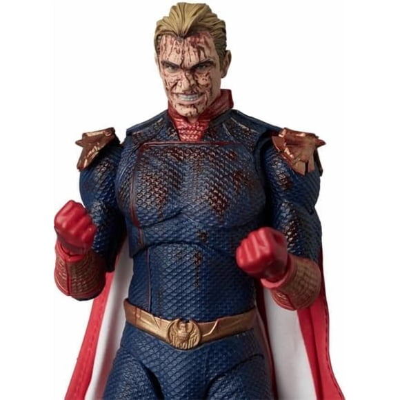 Figura de Acción Medicom MAFEX Homelander con Salpicaduras de Sangre 16 cm