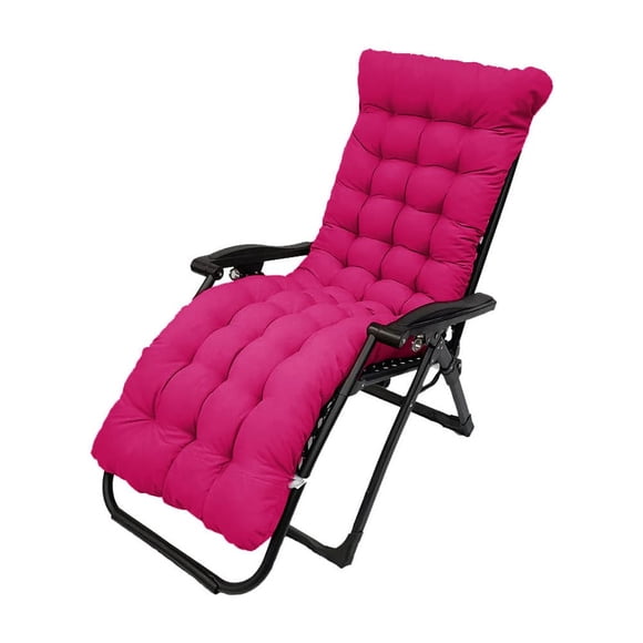 Cojín para camastro de patio Pasrdqoyp de 155 cm, rojo rosa