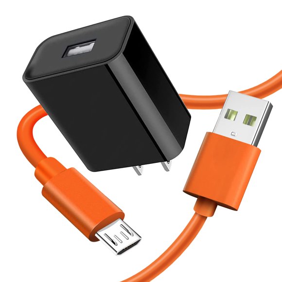 Cargador Y Cable De Carga Para Ring Video Doorbell (2020) Color Naranja