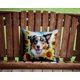thumbnail image 2 of Cojín Sunflowers Australian Shepherd, 2 of 6