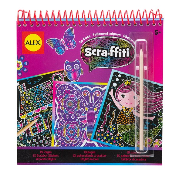 Bloc de Dibujo ALEX TOYS Scra-ffiti Sketch para Niños