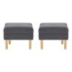 thumbnail image 1 of Set Pouf Sky 1c Felpa 05 Gris, 1 of 4