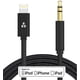 thumbnail image 3 of Cable auxiliar Thore Lightning de 3,5 mm para iPhone 13/12/14, color negro, 3 of 3