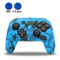 Funda Protectora Silicona Aaronmei Para Controlador Switch Pro Con Capuchón Para Joystick