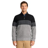 Jersey Izod Con Estampado De Botones Para Hombre, Color Negro, Talla L
