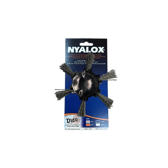 Brocha con solapa Dico 541-776-4 Nyalox 80 Grit 10 cm, color gris