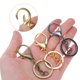 thumbnail image 4 of Uxcell Llavero con Gancho de Cierre de Langosta con Anillo de Llavero de División Plana y Cadena, metal, 12 Piezas, 4 of 6