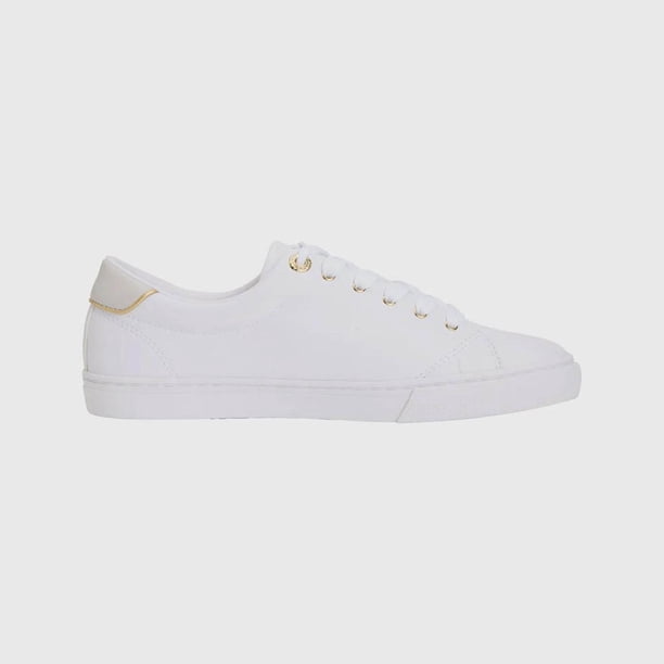 Zapatillas Tommy Hilfiger Lulu Solid Con Logo 8938YBR blanco 37