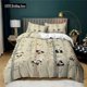 thumbnail image 1 of v356 Bed Sheets Bedding Set Panda Animal Children Winter Duvet Cover Sets Twin Full Queen King Bedroom Set Home Textile Housse De Couette 3-Piece Bedding Set (1 Duvet Cover + 2 Pillow Shams) Bed Sheet, 1 of 5