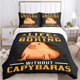 thumbnail image 1 of Funny Capybara Anime Duvet Cover Kawaii Animals Bedding Set Soft Quilt Cover Full Size for Boy Teens Bedroom Decoration, 1 of 5