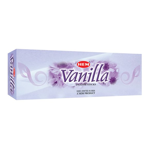 Incienso HEM Vainilla - Pack de 6 cajas (20 varillas cada una)