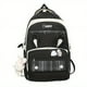 thumbnail image 1 of Kawaii Plaid Bunny Ears Backpack, Cute Preppy Style Laptop Schoolbag, Large Capacity Travel Rucksack With Pendant & Badge, 1 of 5
