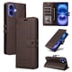 thumbnail image 4 of Premium Wallet Case for iPhone 17 with Card Slots & Kickstand, Flip Cover Brown, 4 of 6