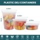 thumbnail image 5 of Deli Containers WGCC, 48 juegos con tapas, 8 oz, 16 oz, 32 oz, sin BPA, 5 of 6