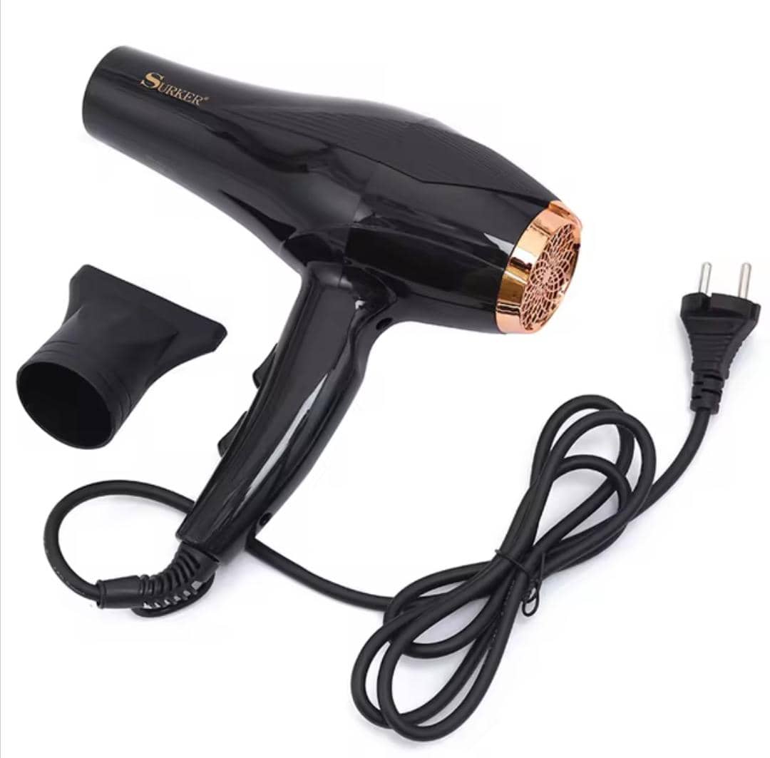 Genérico - Potente Secador Surker Color Negro 3000W