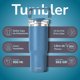 thumbnail image 2 of Termo Botella Termica Agua Acero Inoxidable Temper Tumbler 900ml Azul, 2 of 3