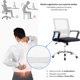 thumbnail image 5 of Silla de Oficina Negra y Blanca Ergonómica Ajustable Santiago, 5 of 10