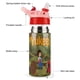 thumbnail image 3 of YukeeBotella de Agua con Tapa Pop Top de Un Toque, Acero Inoxidable, a Prueba de Fugas, para Deportes, Botella Infantil rosa 12 oz, 3 of 6