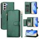 thumbnail image 4 of Funda Billetera Cremallera para Samsung Galaxy S22 Plus 5G con Porta Tarjetas, Soporte y Correa Verde, 4 of 5