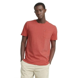 Camiseta Tommy Hilfiger Para Hombre, Manga Corta, Cuello Redondo, Color Rojo Xxl