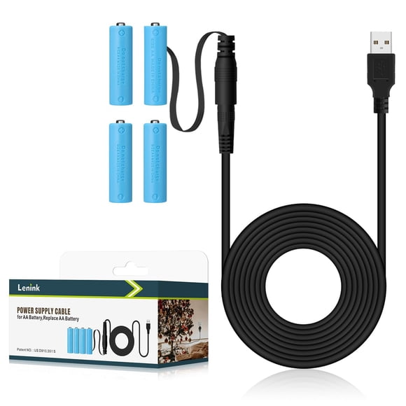 Cable de alimentación Lenink para pilas 3AA~4AA con 4 pilas AA Dummy