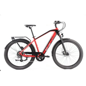 Tododescuento - Bicicleta Electrica Mod Urban, Motor 350W, Bateria 2600 Mah Rojo