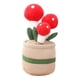thumbnail image 3 of Plantas En Macetas Peluches Rellenos Mu?eca Suave Decoración Para El Hogar Seta Roja, 3 of 5