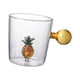 thumbnail image 1 of Taza 3D Transparente de 350ml, Resistente al Calor, con Diseño Único de Piña, para Cocina, 1 of 3