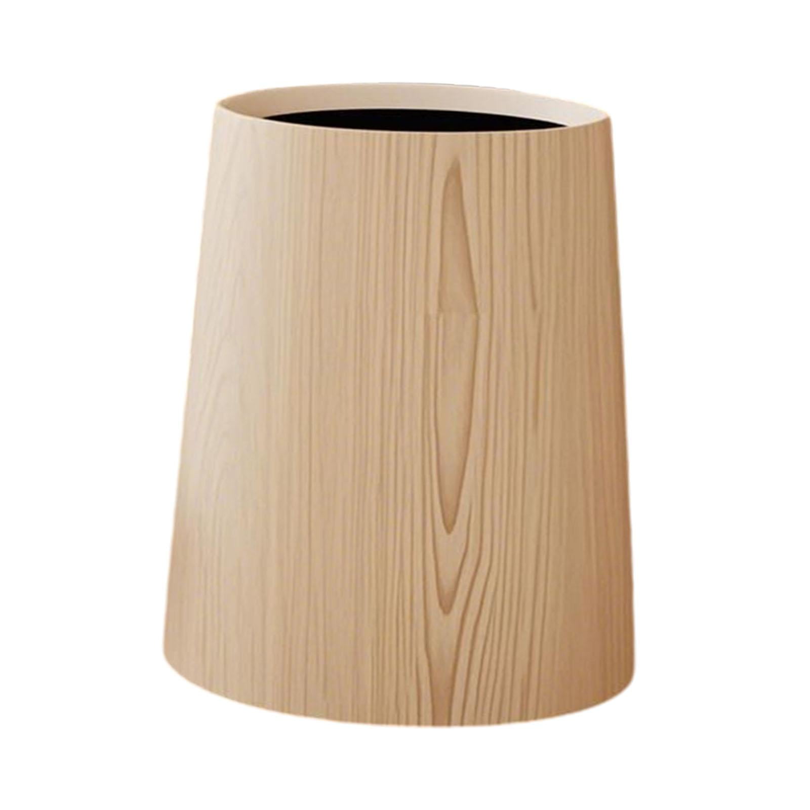 Bothyi - Papelera Doméstica Moderna, Papelera Para Papel Higiénico, Para Entrada, Oficina, Baño, Madera L