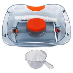 Ioensy - Lavabo Para Lavar El Cabello Con Tubería, Ayuda Para La Vida Diaria, Suministros De Lavado, Cuenco Para Champú, Estilo C