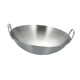 thumbnail image 5 of Sartén Wok De Acero Inoxidable Con Fondo Plano Plateado Para Guisar, Freír Y Cocinar Por Inducción, Diámetro 26 Cm, 5 of 5