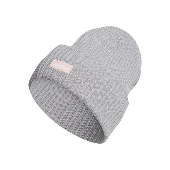 Gorro adidas para mujer con el logotipo Lineage, doblado en los puños, de 10 cm