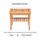 thumbnail image 4 of Banco de ducha Giantex Bamboo con estante de almacenamiento para interiores y exteriores, 4 of 9