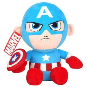Mattel - Juguete Figura De Acción Peluche Capitan America 30Cm