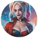 thumbnail image 3 of Alfombra Redonda Harley Quinn Felpa Coral 60cm, 3 of 6